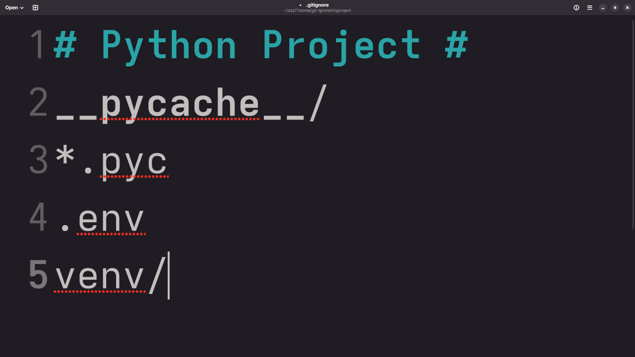 Git Ignore For Python