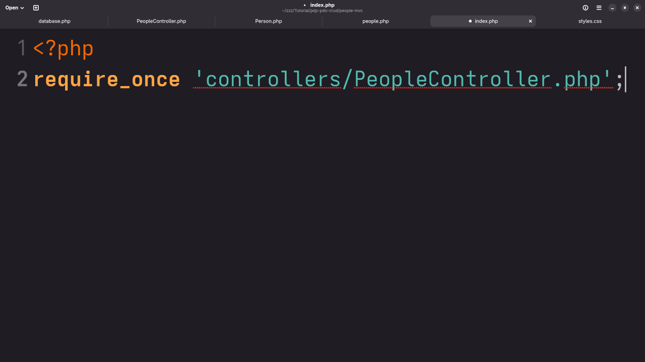 Custom People Index