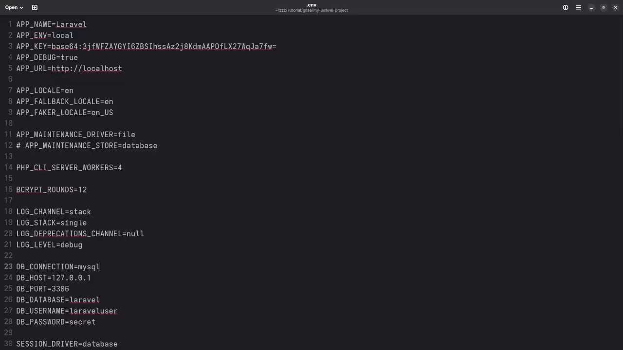 Database Config