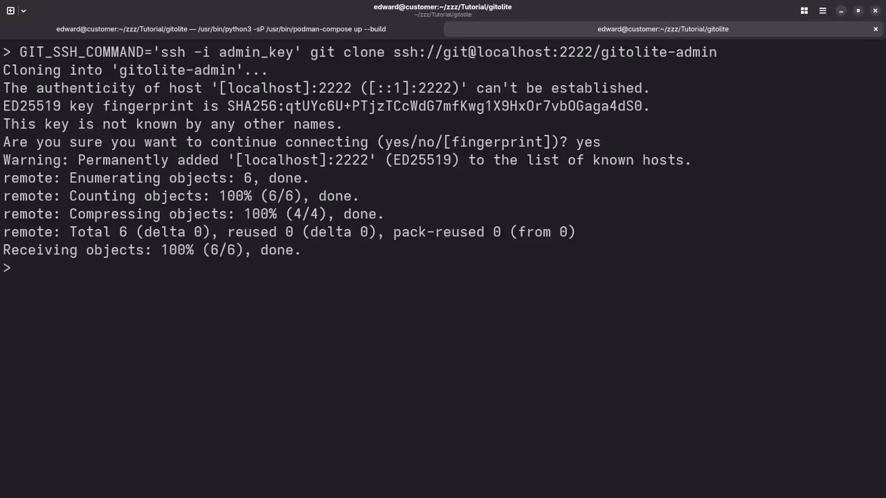 Gitolite Clone Repo