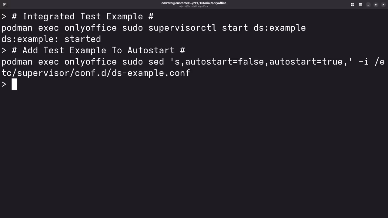 ONLYOFFICE Test Example
