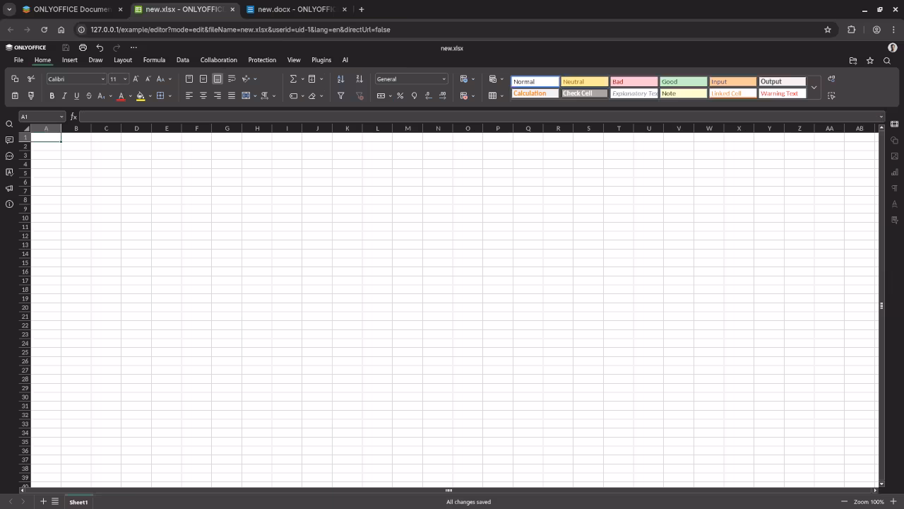 ONLYOFFICE Spreadsheet