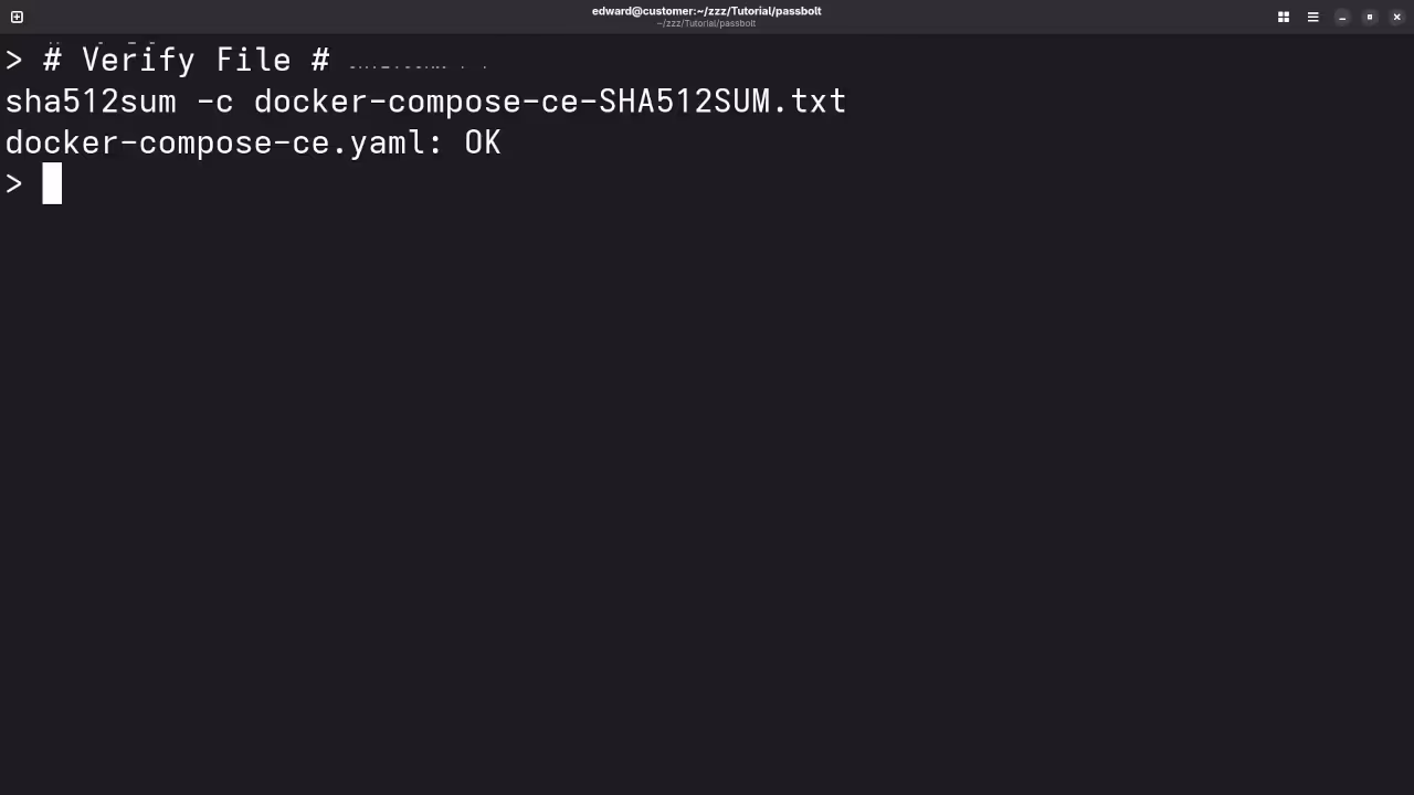 Passbolt Verification File