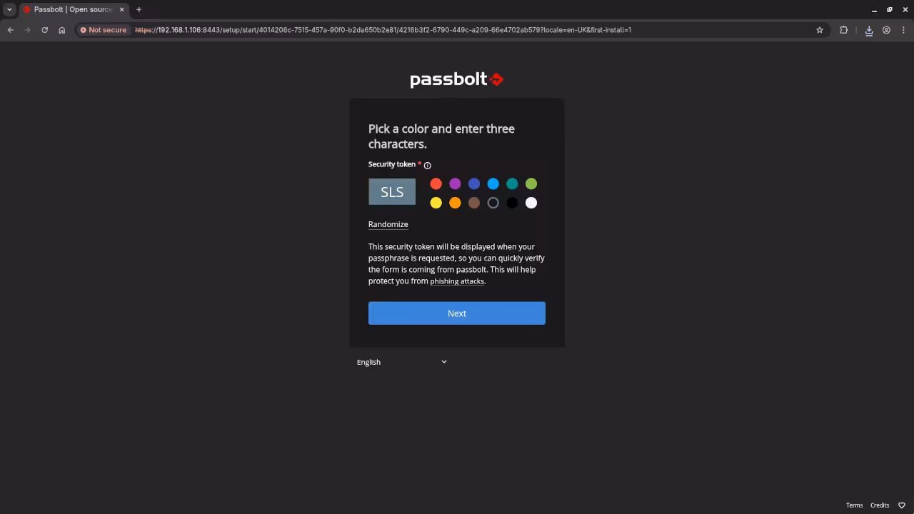 Passbolt Security Token