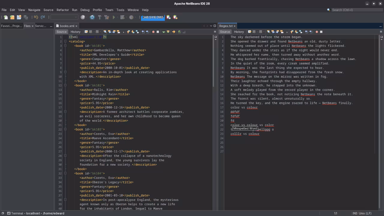 Netbeans 28 Split View