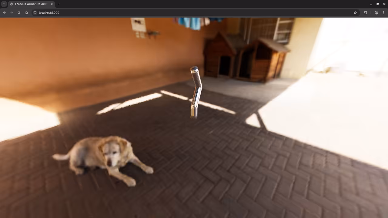 Bone Armatures in Web browser