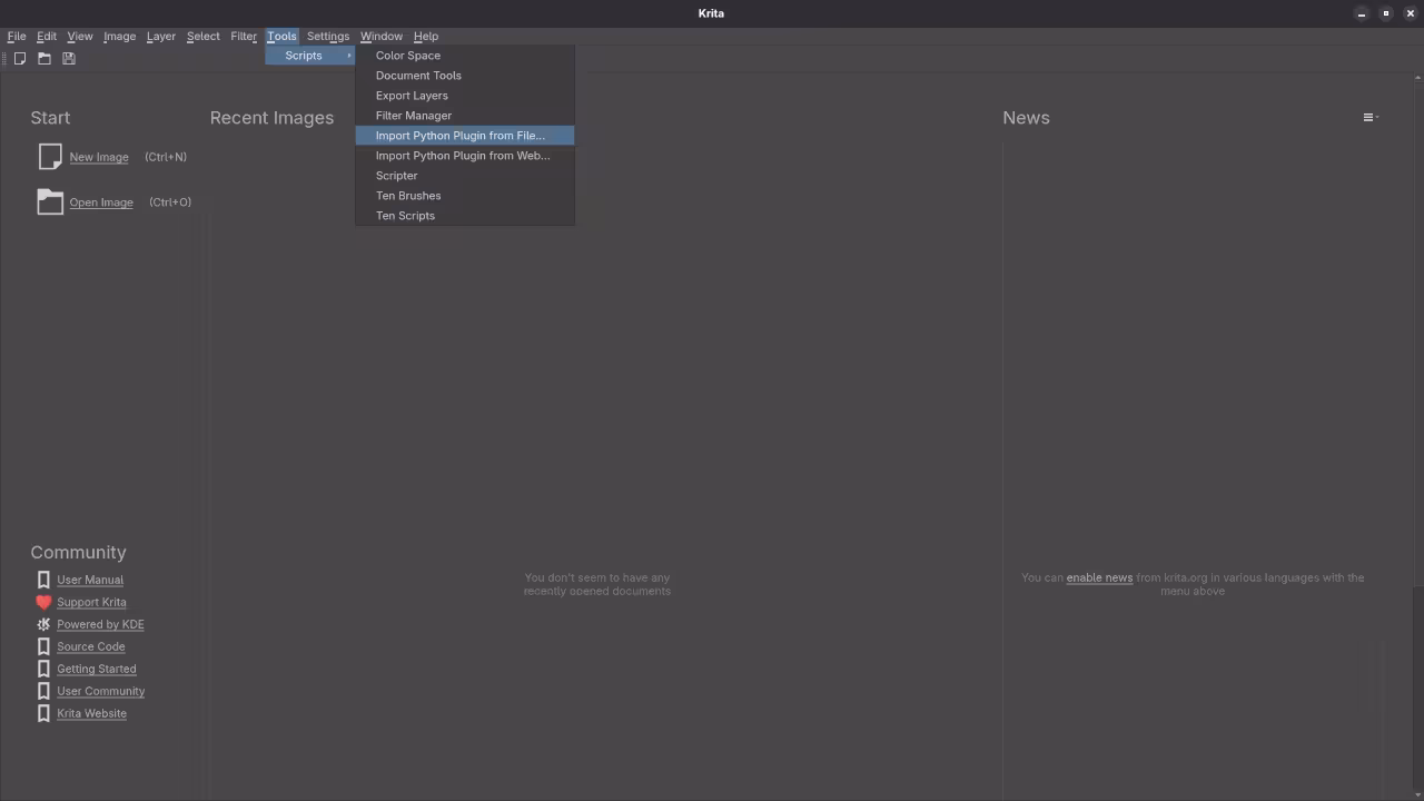 Install Krita Plugin