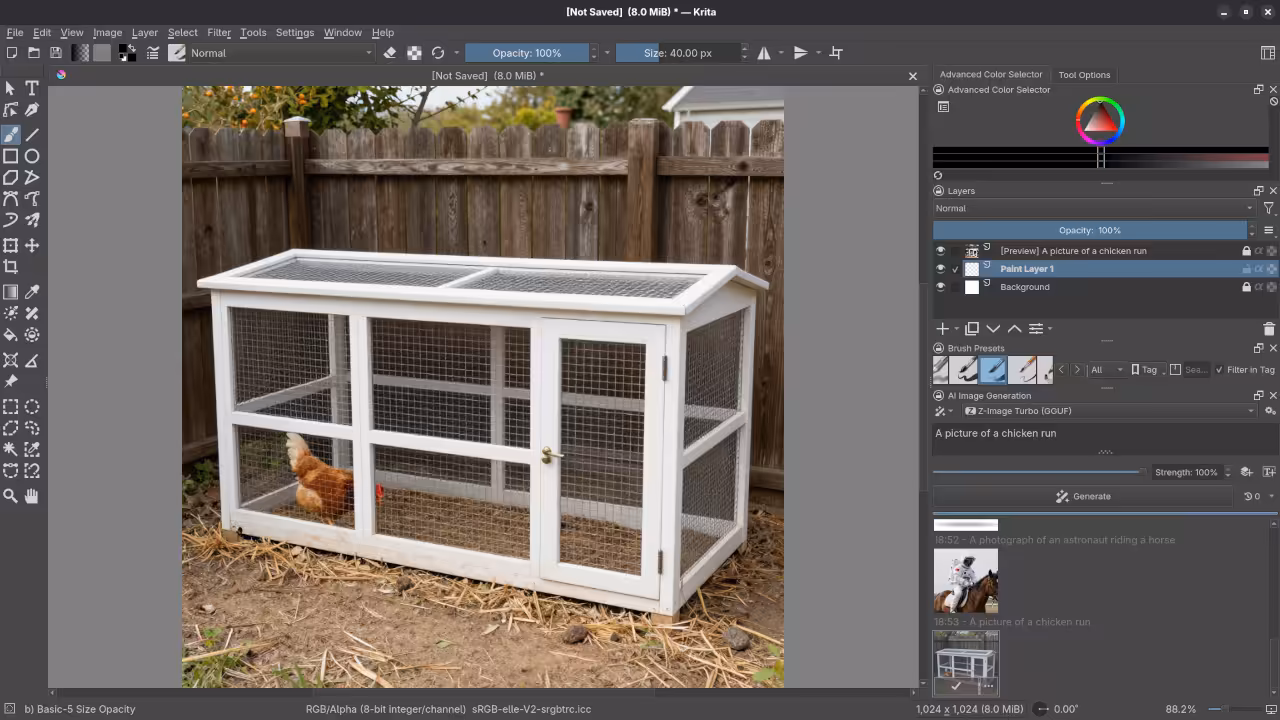 AI Generated Chicken Run