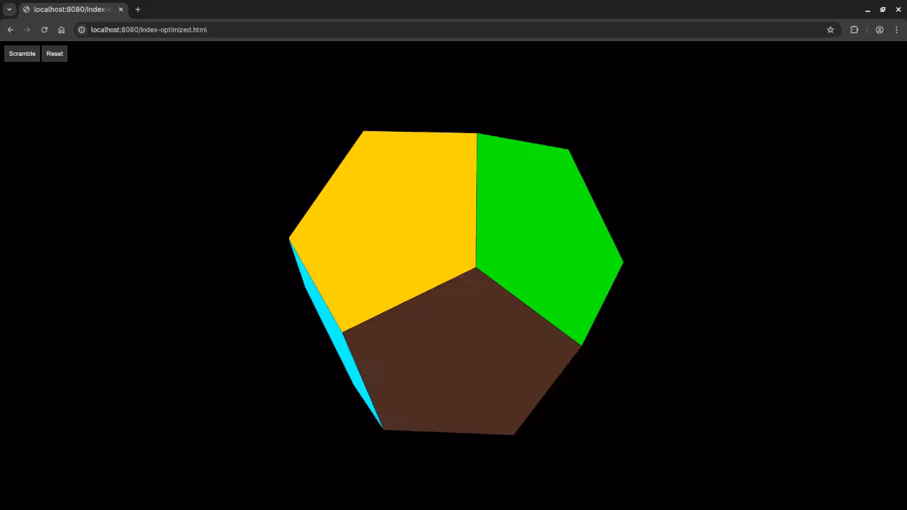 Optimized Megaminx Cube