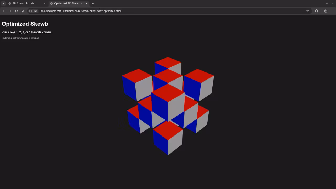 Optimized Skewb Cube