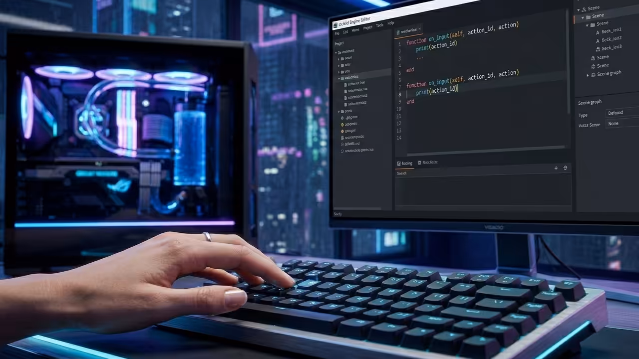Game engine logic flow