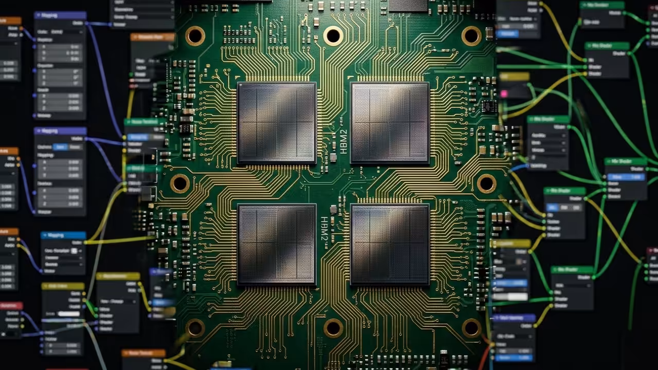 AI Generated PBR Texture Nodes in Blender