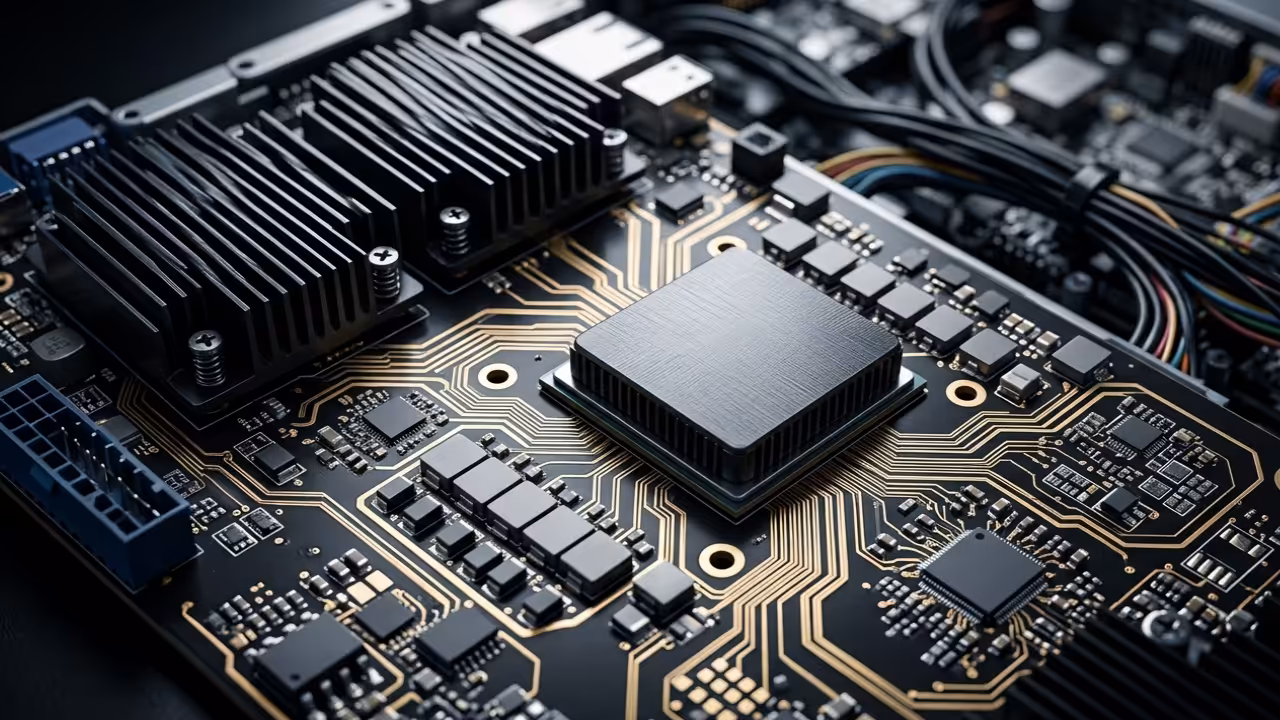 Professional Server Node in a broadcast rack