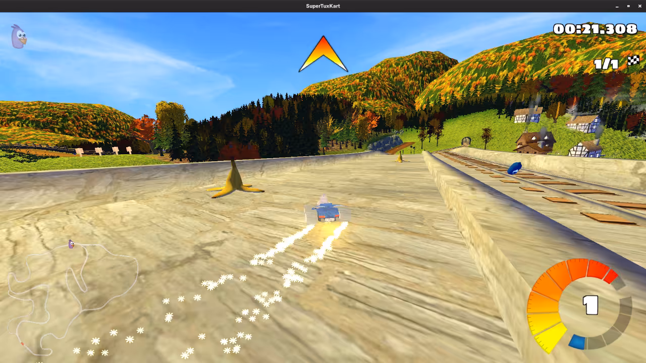 SuperTuxKart Performance Test on MI60