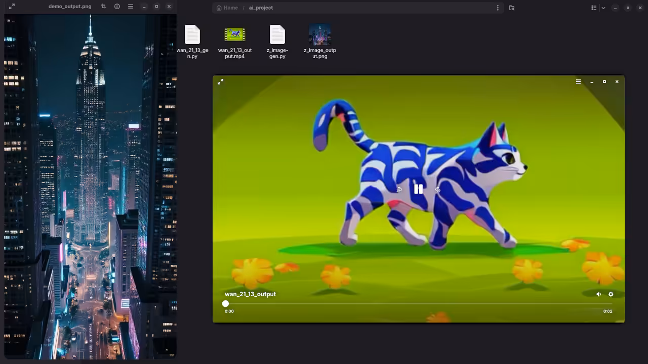 Screenshots gallery of command line output