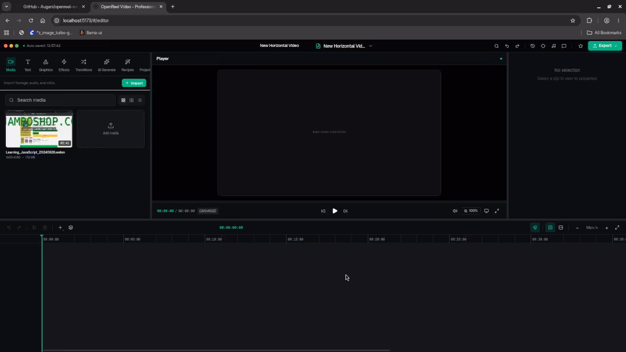 OpenReel Video Interface