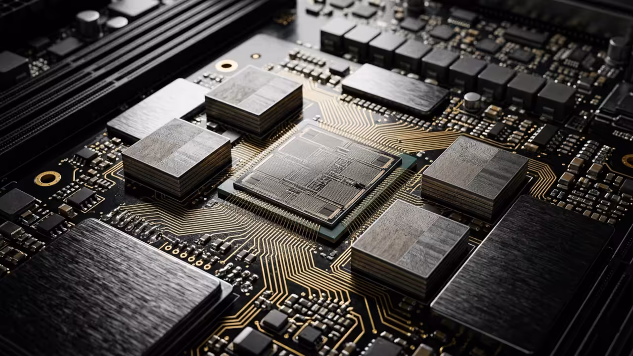 Macro view of high speed memory modules