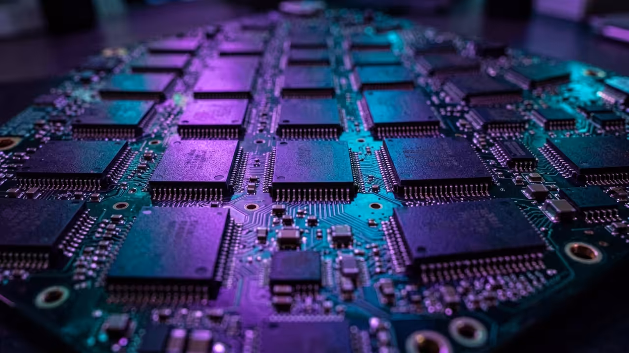 Cinematic visual of memory modules