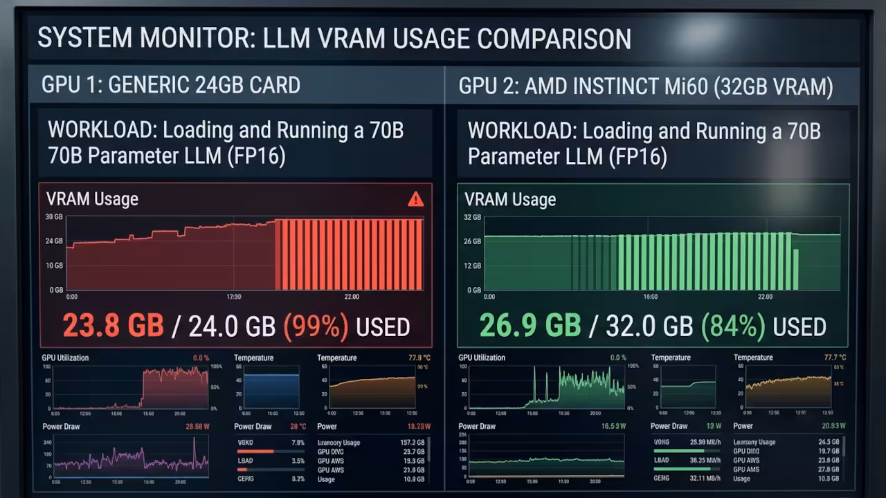 VRAM Comparison