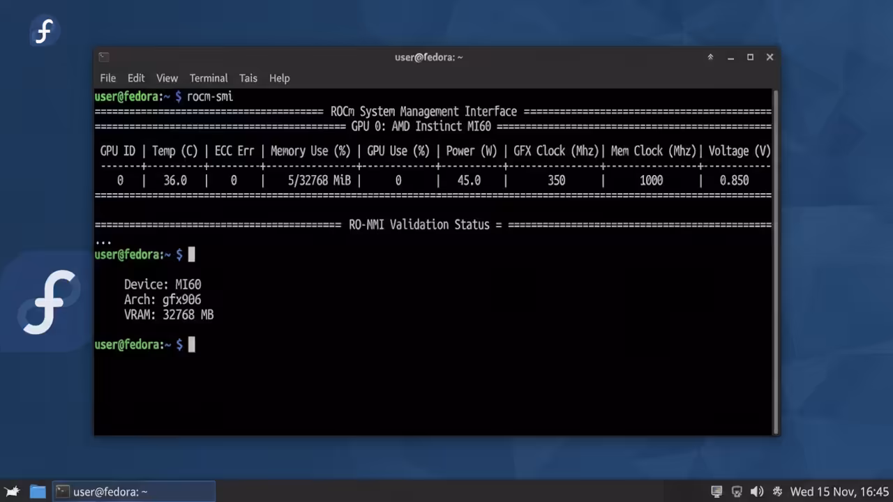 AMD Instinct MI60 enterprise GPU accelerator with blower cooler and HBM2 memory