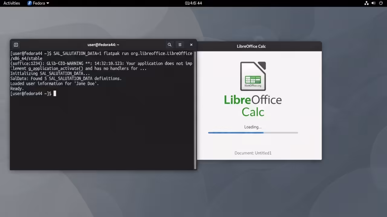 Backend optimization showing terminal execution