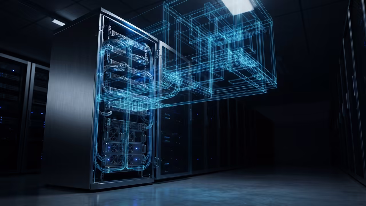 Holographic blueprint of a network system