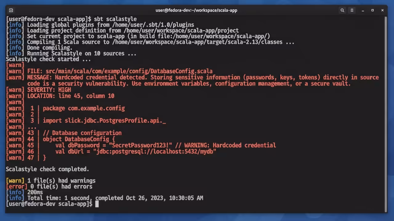Terminal Audit