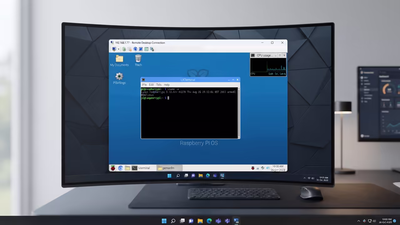 Windows RDP connection to Pi Zero