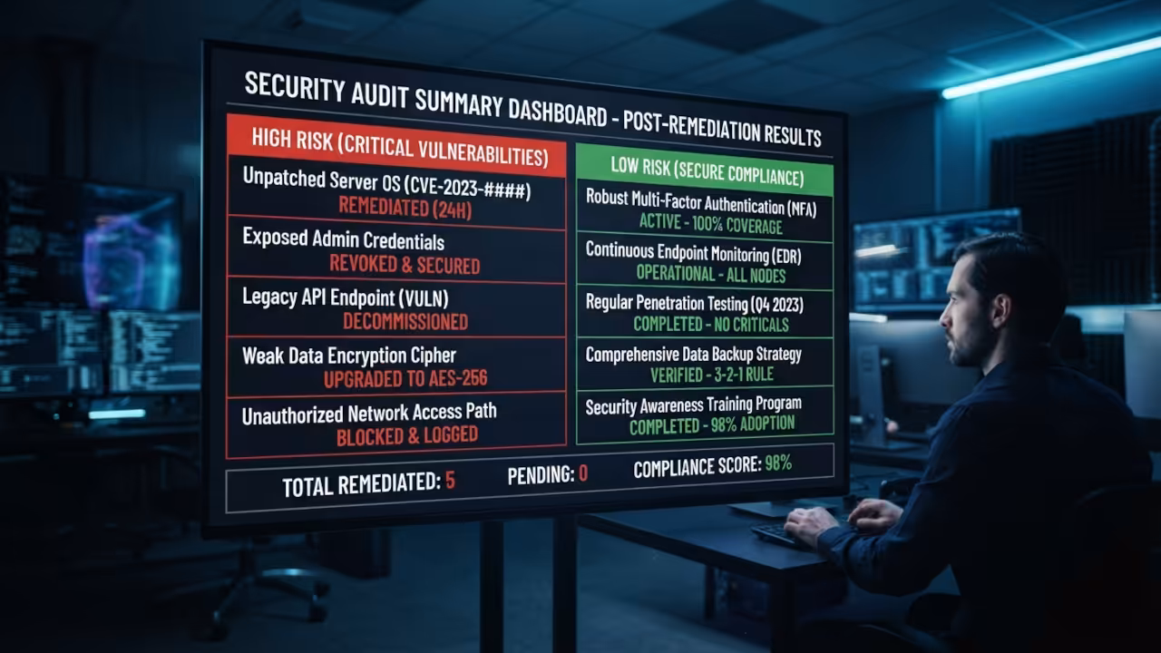 Security Audit Dashboard
