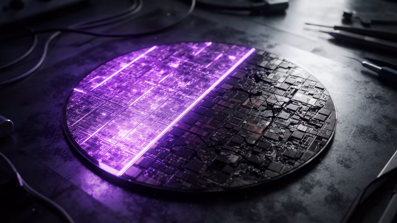 Silicon Wafer HBM vs Consumer DRAM