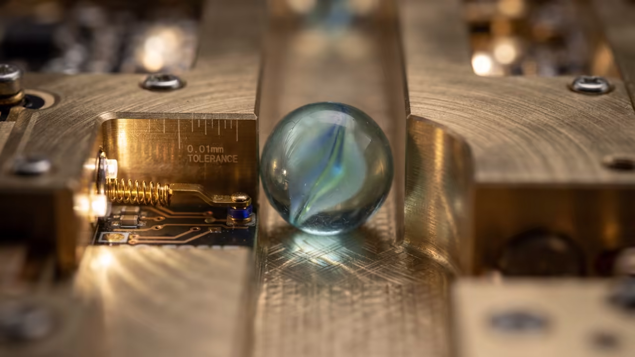 Precision marble interaction