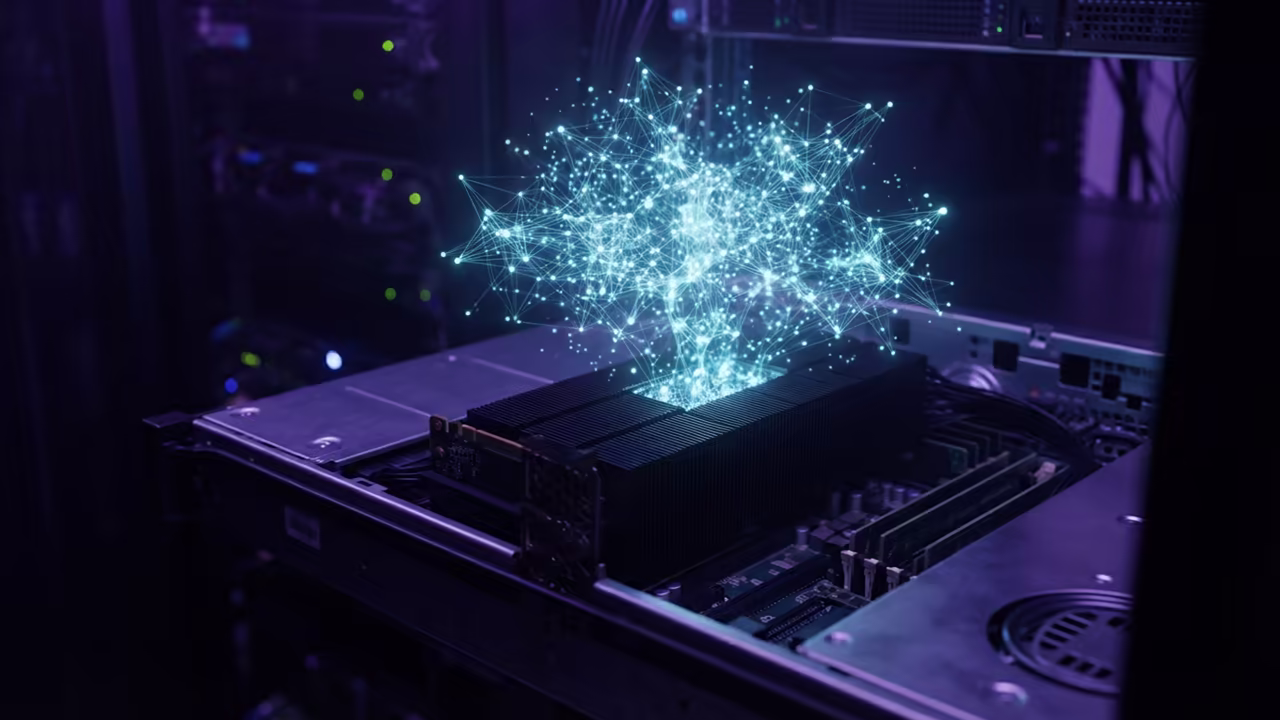 Holographic neural network over server GPU