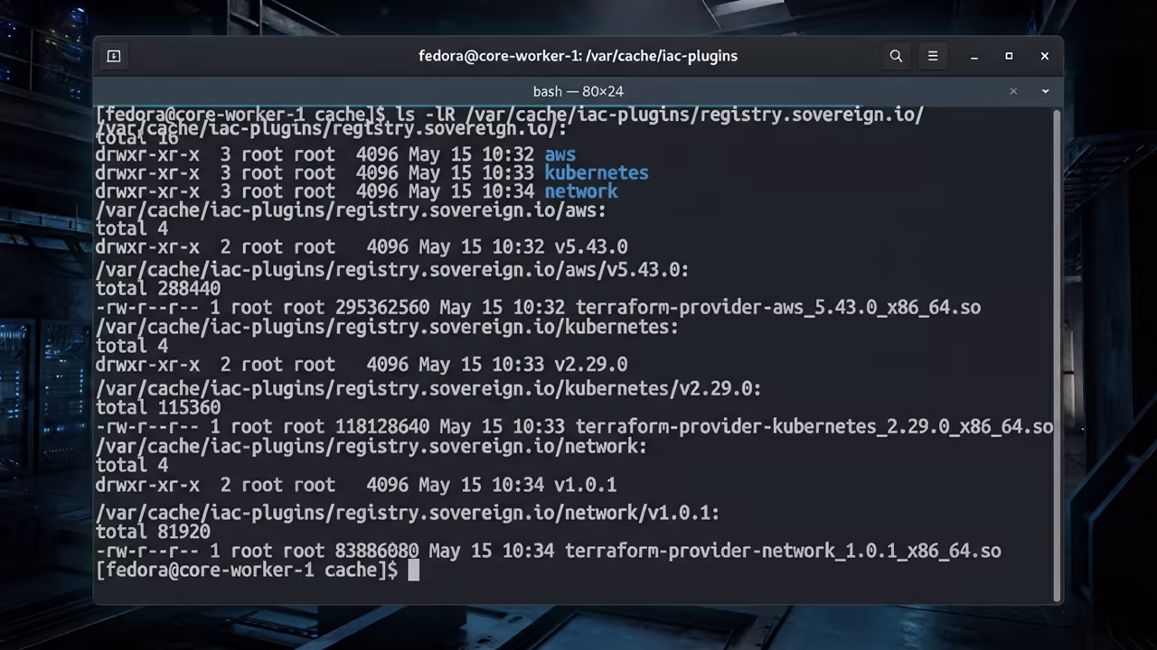 OpenTofu Plugin Cache Directory